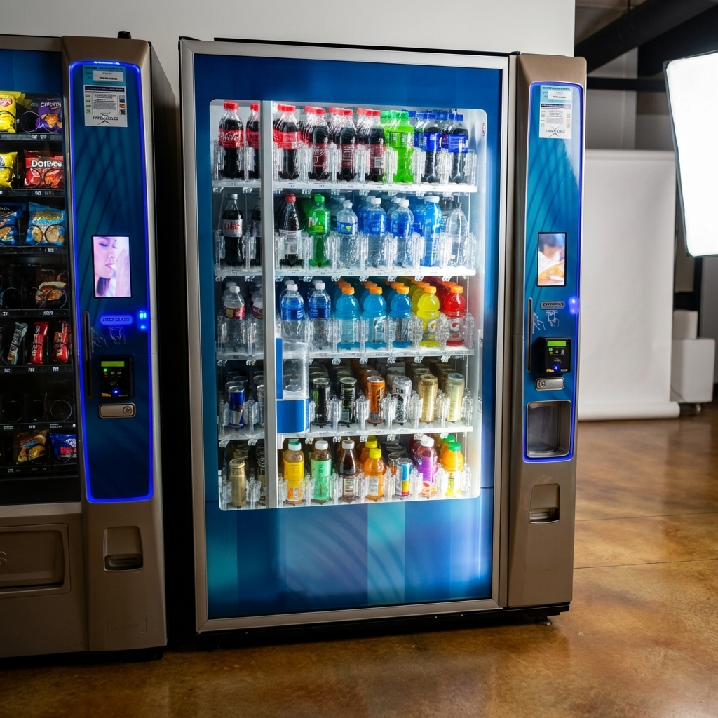 Workplace breakroom vending setup in Reno Sparks Nevada by Silver Star Vending