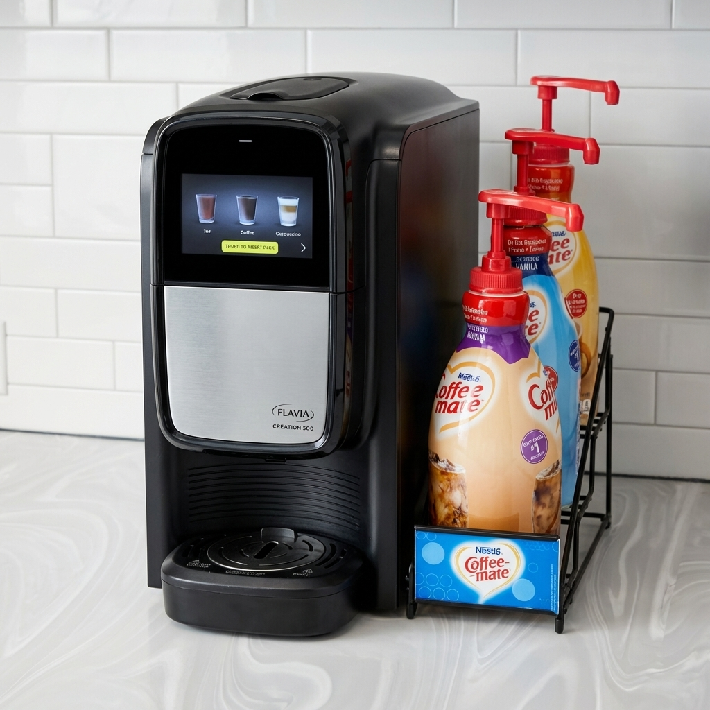Breakroom beverage and coffee service area