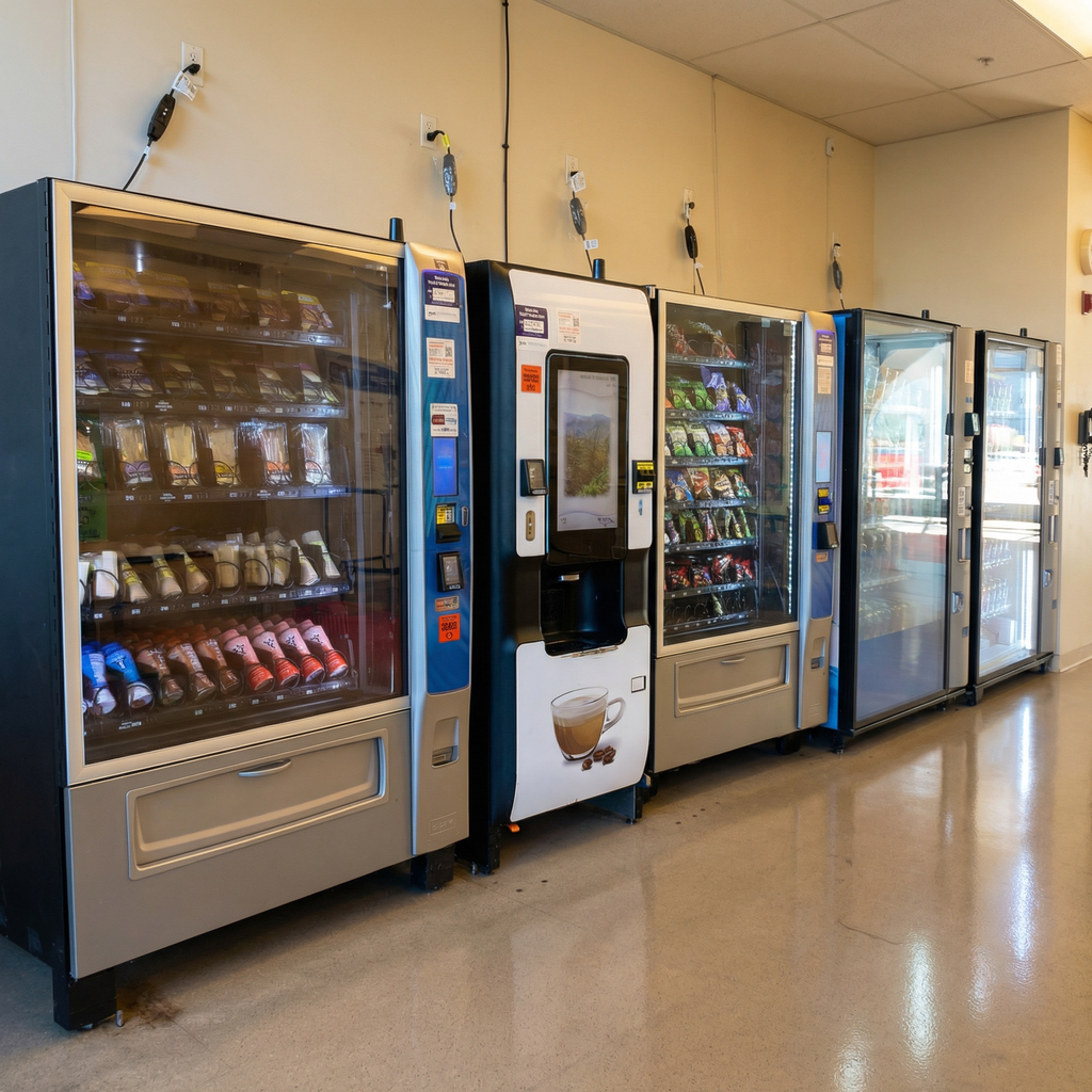 Installed vending machines by Silver Star Vending